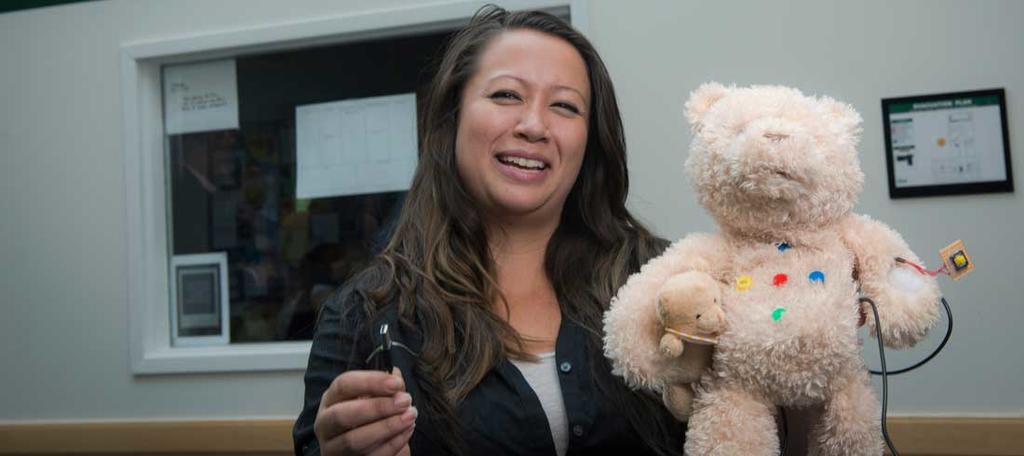 Jade Garrett and Teddy Bear